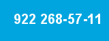 922 268-57-11